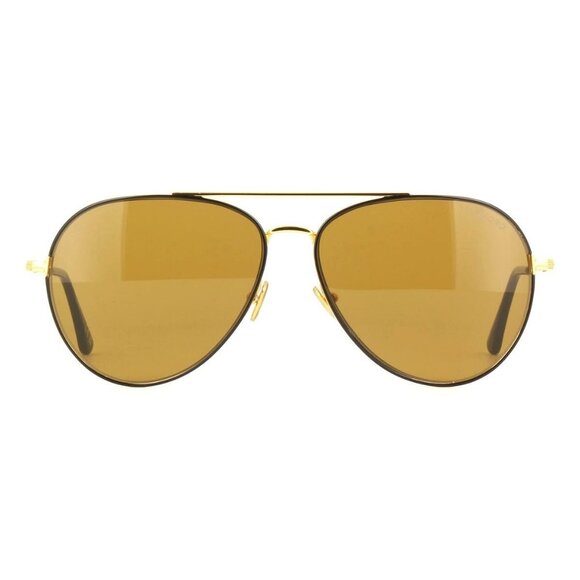 New TOM FORD Dashel-02 Gold Aviator FT0996/S 01J Sunglasses Women - Picture 2 of 4